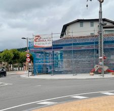 obra cubierta para tejado